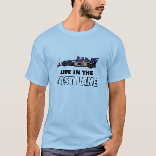 Het leven in de Snelle Lane | F1 | Vervoer T-shirt (Voorkant)