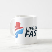 Het leven in de Snelle Mok van de Lane (Voorkant links)