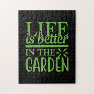 Het leven in de tuin is beter legpuzzel