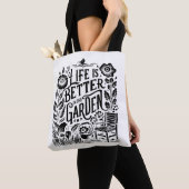 Het leven in de tuin is beter tote bag (Dichtbij)