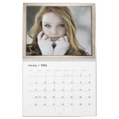 Het leven in Focus | Elegant Gold Custom 12 Photo Kalender (Jan 2026)