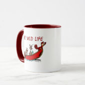 Het leven in het wild mok (Voorkant links)
