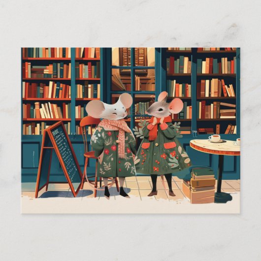 Het leven in Mice Town - Booklovers Chitchat Briefkaart (Voorkant)