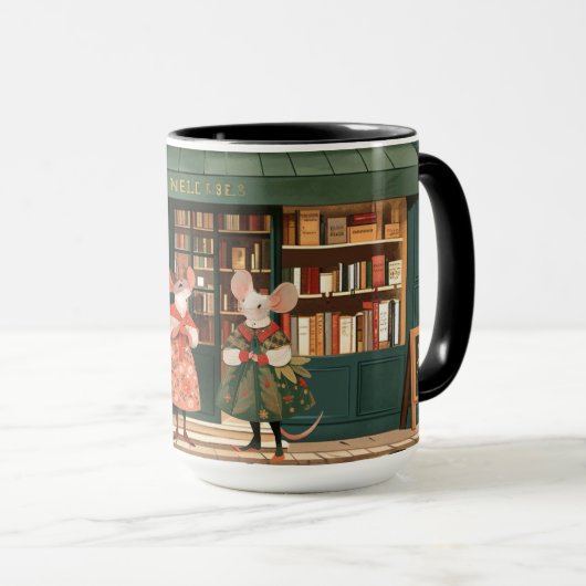 Het leven in Mice Town - Booklovers Chitchat Mok (Voorkant rechts)
