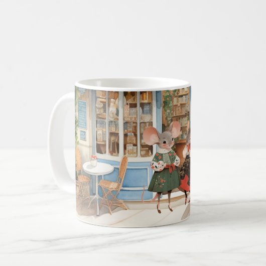 Het leven in Mice Town - Girls' Day Out Koffiemok (Voorkant links)