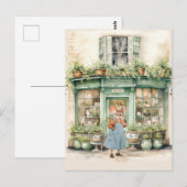 Het leven in Mice Town - Ms. Emily's Plant Shop Briefkaart (Voorkant / Achterkant)