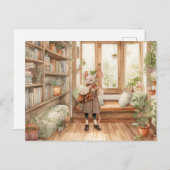 Het leven in Mice Town - My Happy Place Briefkaart (Voorkant / Achterkant)