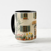 Het leven in Mice Town - Zomervakantie Mok (Voorkant links)