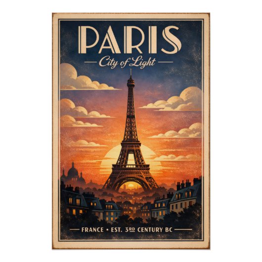 Het leven in Parijs Perfect Poster (Voorkant)