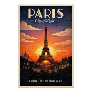 Het leven in Parijs Perfect Poster