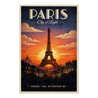 Het leven in Parijs Perfect Poster