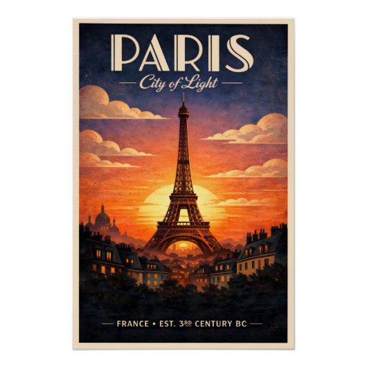 Het leven in Parijs Perfect Poster (Voorkant)