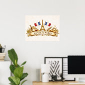 Het leven in Parijs Poster (Thuiskantoor)
