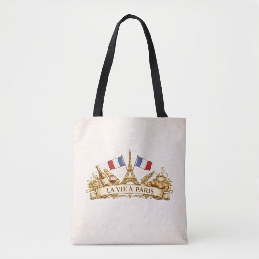 Het leven in Parijs Tote Bag (Voorkant)