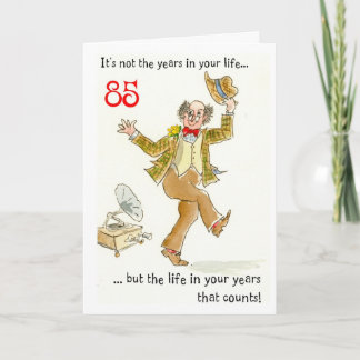 Het "leven in Uw Jaren" de 85ste Kaart van de