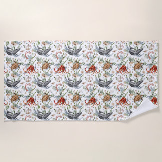 Het leven in volle bloei leven strandlaken