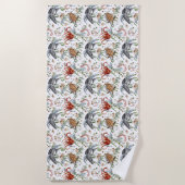 Het leven in volle bloei leven strandlaken (Voorkant)