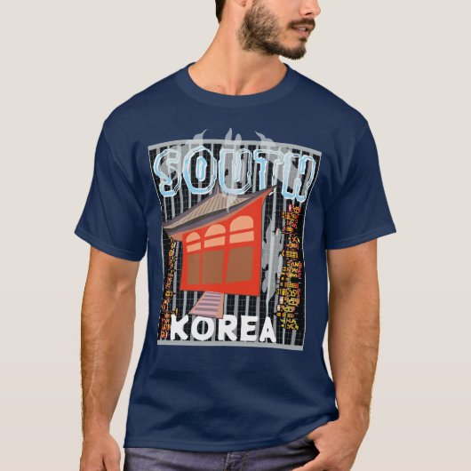 Het leven in Zuid-Korea T-shirt (Voorkant)