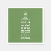 Het leven is 2 korte servetten 3 (Voorkant)