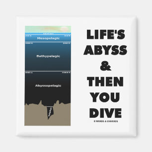 Het leven is afwezig en dan duik je (pelagische zo magneet