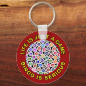 Het leven is alleen maar een spelletje... sleutelhanger (Voorkant)