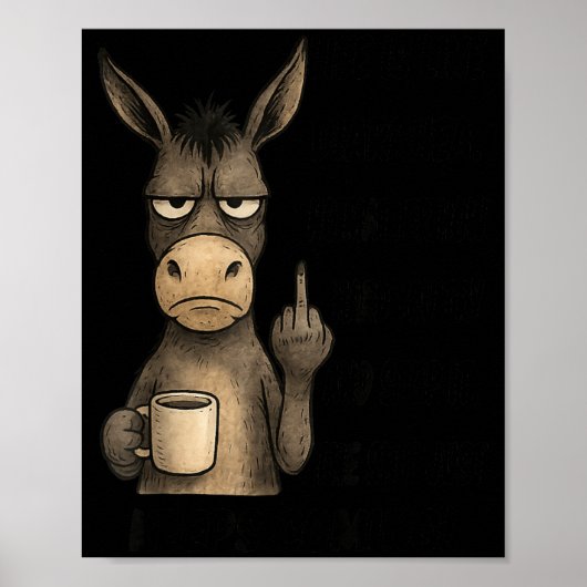 Het leven is als diarree Hoe hard je ook probeert Poster (Voorkant)