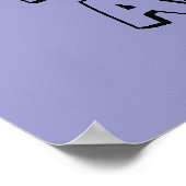 Het leven is als een analoog grappig Poster (Hoek)