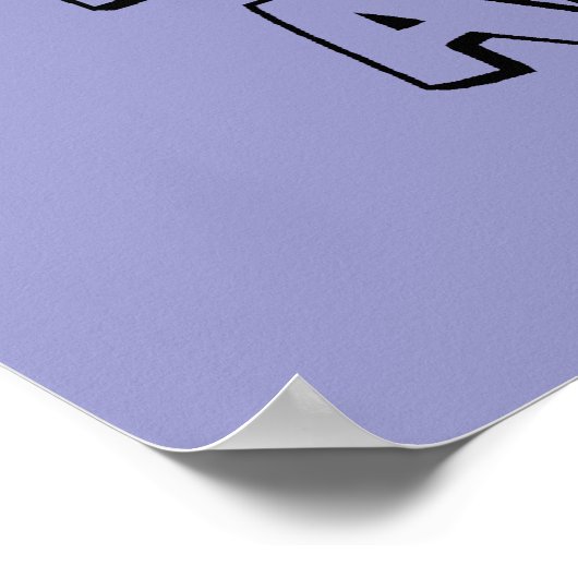 Het leven is als een analoog grappig Poster (Hoek)