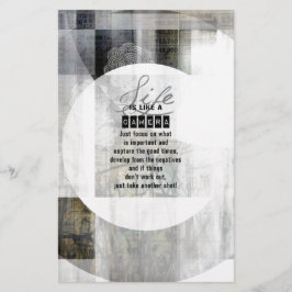 Het leven is als een camera