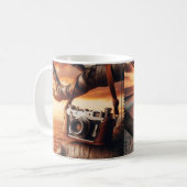 Het leven is als een camera koffiemok (Voorkant links)