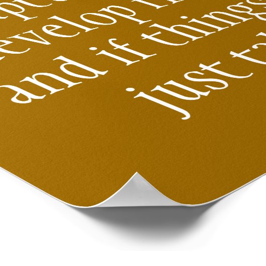 Het leven is als een camera poster (Hoek)