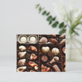 Het leven is als een doos bonbons. briefkaart (Staand voorkant)