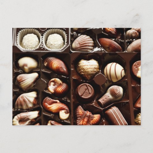 Het leven is als een doos bonbons. briefkaart (Voorkant)