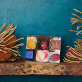 Het leven is als een doos bonbons fotoplaat (Zijkant)