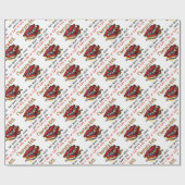 Het leven is als een doos chocolade. cadeaupapier (Vlak)