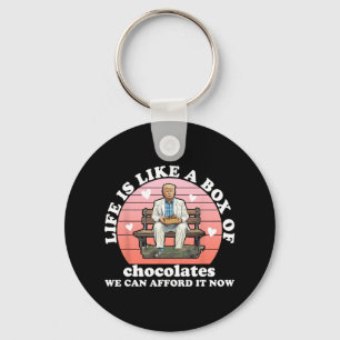 Het leven is als een doos chocolade die we ons kun sleutelhanger