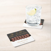 Het Leven Is Als Een Doos Chocolade Kartonnen Onderzetters (Insitu)