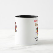 Het leven is als een doos chocolade. mok (Midden)