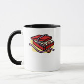 Het leven is als een doos chocolade. mok (Links)