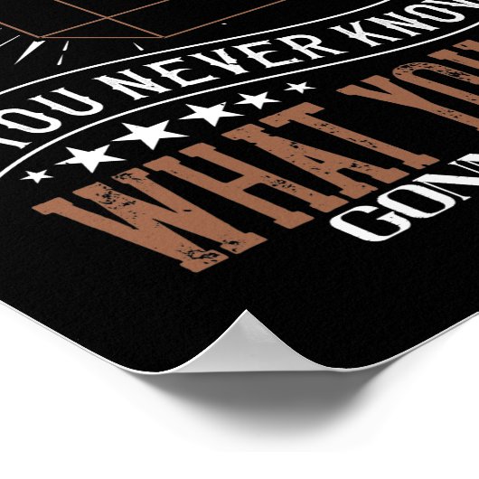 Het leven is als een doos chocolade poster (Hoek)