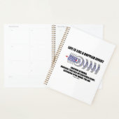 Het leven is als een Doppler Effect Waves Physics  Planner (Display)