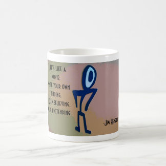 Het leven is als een film koffiemok