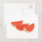 Het leven is als een grapefruit. briefkaart (Voorkant / Achterkant)