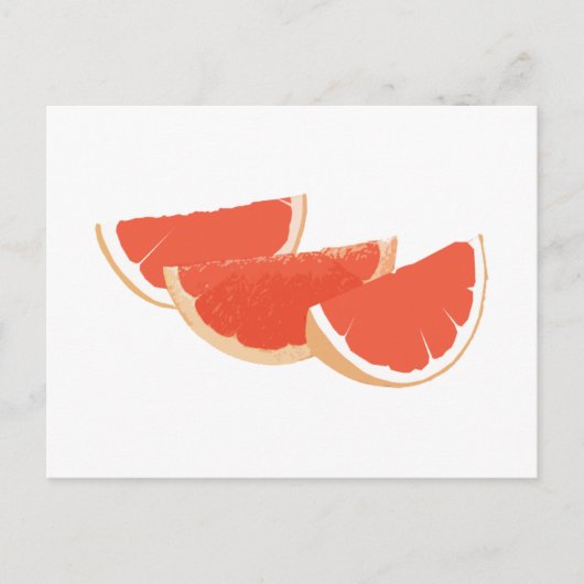 Het leven is als een grapefruit. briefkaart (Voorkant)