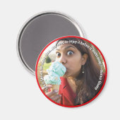 Het leven is als een ijsco magneet (Voorkant / Achterkant)