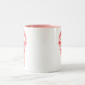 Het leven is als een ijskreet tweekleurige koffiemok (Center)