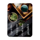 Het leven is als een kopje thee // Tea ceremonie Magneet (Verticaal)
