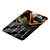 Het leven is als een kopje thee // Tea ceremonie Magneet (Linkerzijde)