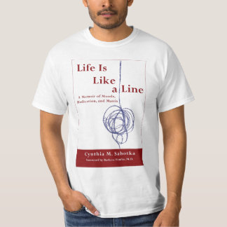 Het leven is als een lijn T-shirt