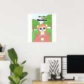 Het leven is als een marathon Muurkunst Poster (Thuiskantoor)